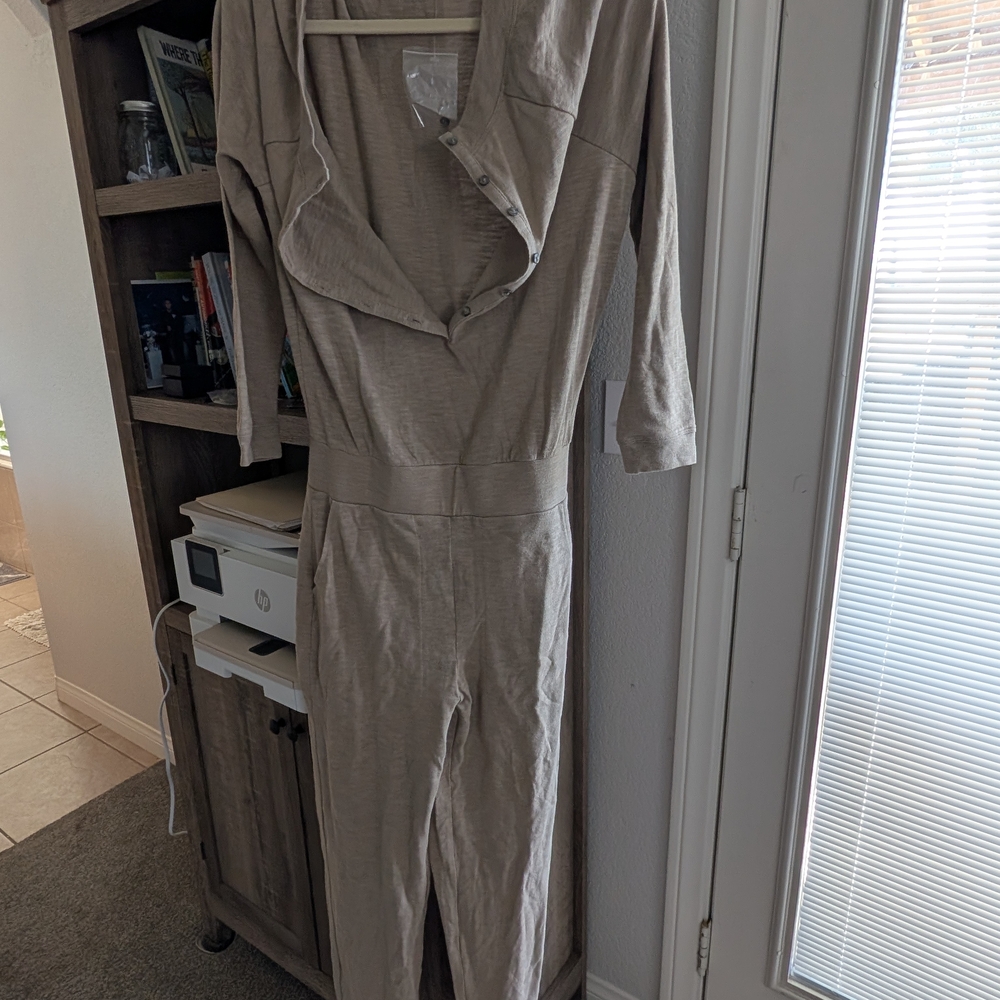 Free People Tan Jumpsuit